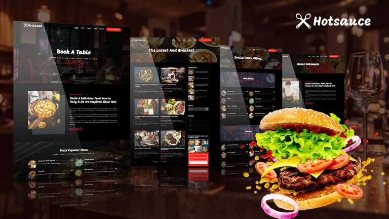 HotSauce Restaurant and Cafe Elementor Template Kit 768x432 1