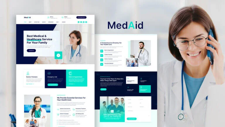 Medaid Health Care and Medical Elementor Template Kit 768x432 1